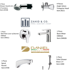 Bath Set w/Diverter OMEGA Daniel Italy