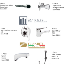 Bath Set w/Diverter RIO Daniel Italy